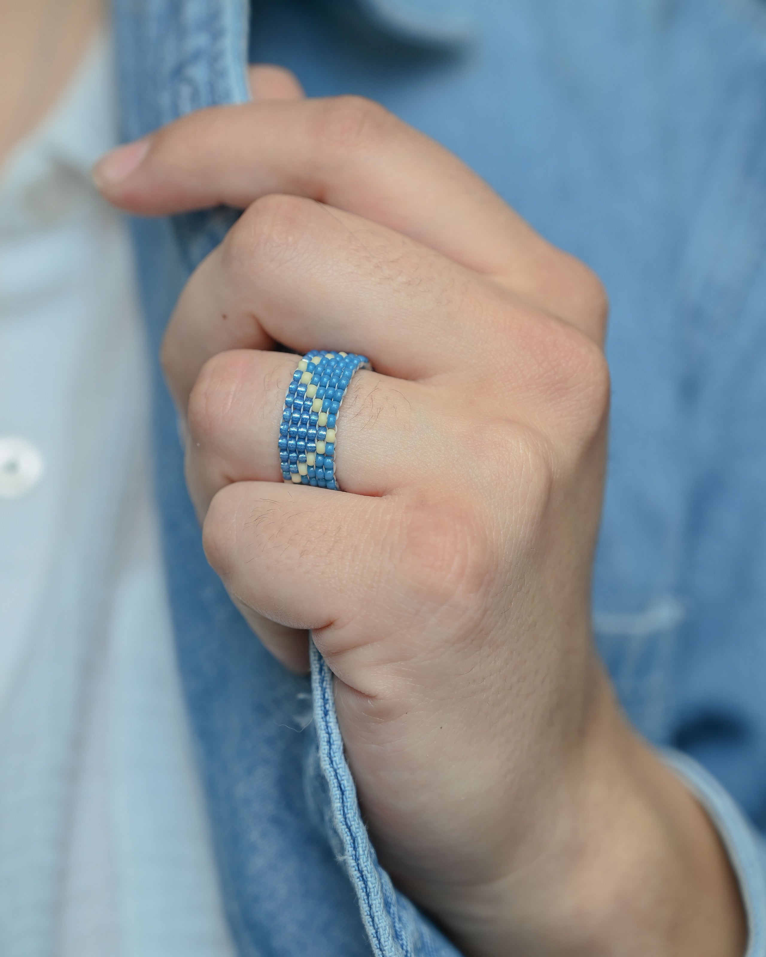 Beaded rings for sale sale